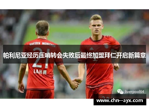 帕利尼亚经历压哨转会失败后最终加盟拜仁开启新篇章